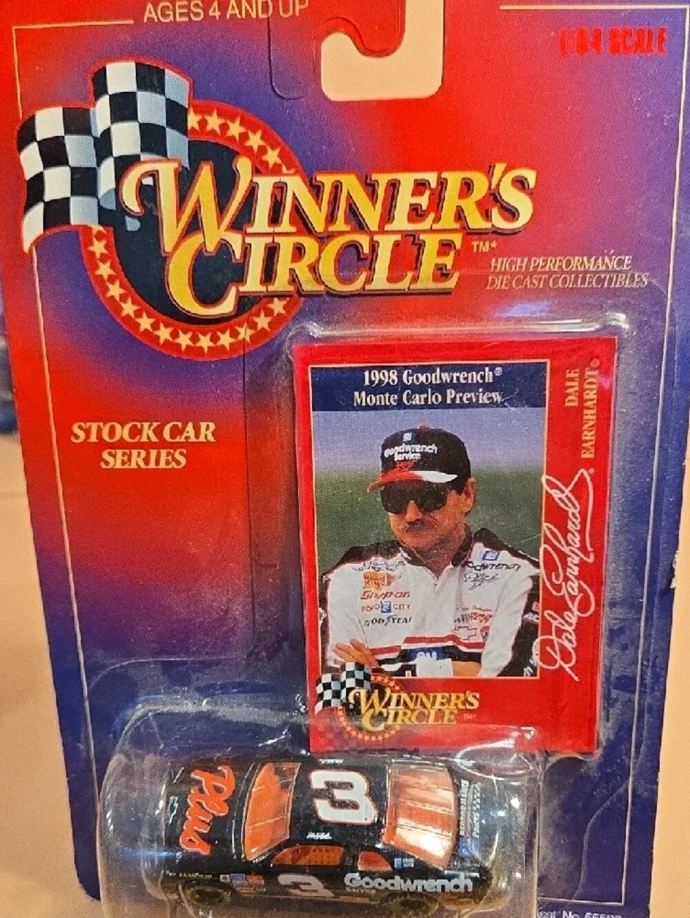 Lot Of 3 Dale Earnharts Winner's Circle Stock Car Series Diecast Cars